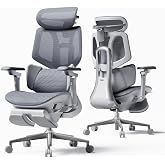 Hbada X7 Silla Ergon&oacute;mica Inteligente, Silla de Oficina con Seguimiento Lumbar Automatizado, Reposacabezas Ajustable 4D, Repo