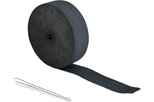 AHPYEUHK Elastique Couture 25mm Bandes Élastiques Couture Noir 12M élastique Large Elastique Perruque,Ruban Elastique,Bande Elastique Couture Large Ceinture Bande pour Couture