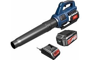 IDEAL POWER TOOLS IDU GB-480 Ultra Series Cordless Garden Blower/Leaf Blower Machine 20,500(RPM), Upto 155 km/h air streams, 4000mAh Battery and Charger Included. Certified by CE, CB, ROHS