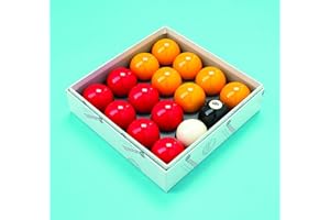 SGL ARAMITH 2" STANDARD REDS + YELLOWS MATCH POOL BALLS**