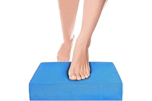 RETOTENG Balance Board Foam Pad Yoga Mat, Non Slip Knee Cushioned Turn Boards for Dancers Balancing Exercises Seniors Kids Women Fitness Anti-Fatigue Training Pads