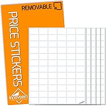 4320 Etichette Adesive 5x34 Mm - Carta Bianca Per Casa E Ufficio, 30 Fogli Multiuso