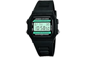 Casio Classic Men's Watch in Resin/Stainless Steel with Daily Alarm and Automatic Calendar - Water Resistant