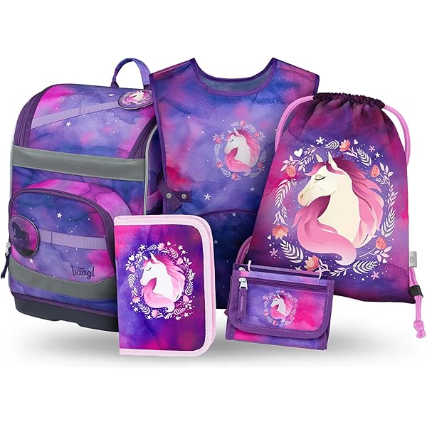 Goldkids Schulranzen Set Mit Einhorn Motiv - Komplettset Für Mädchen 1.-3. Klasse