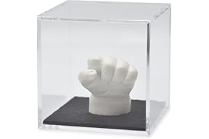 Lucky Hands Cube en Verre Acrylique (8,5 x 8,5 x 8,5 cm, Noir)