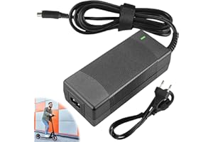 GOMETY E Scooter Ladegerät für Xiaomi, 42V 2A Hoverboard Ladekabel mit LED Ladeanzeige, 36V E Scooter Akku Netzteil Adapter, Elektroroller Ladegerät für Xiaomi M365/1S/Pro Ninebot ES1/2/22/1L F20/25/40