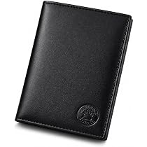Portefeuille Cuir Homme 3 Volets Tower - Porte Carte Grise & Permis - RFID - Design Français (Noir)