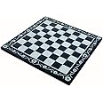 StonKraft 15"x15" Collectible Marble Pietra Dura Chess Board Without Pieces - Appropriate Wooden & Brass Chess Pieces Chessmen Separately Availabe by StonKraft Brand