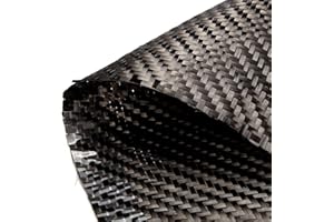 AUBLINTO Tela de fibra de carbono,Multifuncional Paño Tejido De Fibra De Carbono Para Coche 3k 220G Carbono Fibra Tejido Aramida Sarga Tela Película Tela de tela de fibra de carbono DIY