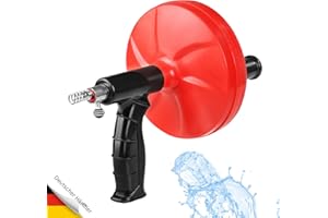 KIRNER DIGGER TOOLS spirale per la pulizia dei tubi [4 metri] – spirale di scarico ideale per una pulizia ecologica dei tubi – La spirale per tubi per veri fai da te