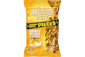 Pretzel Pete Honey Mustard & Onion 8 x 160g