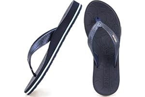 ONCAI Tongs Femmes,Yoga Mat Anti-dérapant Tongs mode Sandales Plage d'été Pantoufles avec soutien de la voûte plantaire Semelles Eva légères Taille 36-43 EU