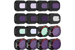 Freewell 16Pack Mega ND, ND/PL, CPL, UV, Snow Mist 1/4, Filtri per l'inquinamento luminoso compatibili con Mini 4 Pro