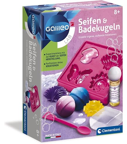 Clementoni Squishy Soap – Chemie-Experiment Für Kinder Ab 8, Selbst Duftende Seifen Herstellen