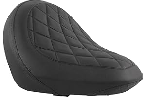 TAZGANTAX Rear Passenger Cushion Seat Rear Pillion Pad+Front Driver Cushion Seat compatible with Ho-nda Rebel CM1100/CMX 1100 Rebel 1100 CMX1100 Accessories 2021-2024 (Front Rider Seat-Black)