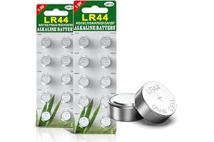 20 Stück AG13 LR44 1.5V Alkaline Knopfzelle Batterien ohne Quecksilber (357/357A/L1154/A76/GPA76)