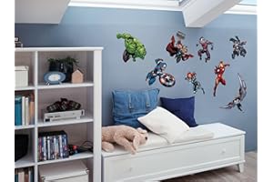 KOMAR Marvel Avengers Crew Wall Sticker Size 50 x 70 cm Children's Room Wall Sticker