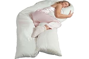 ‎TRAUMREITER Traumreiter Seitenschläferkissen Jumbo XXL extra langes, in Höhe und Festigkeit verstellbares Schwangerschaftskissen zum Schlafen, Komfortkissen für Erwachsene (ohne Bezug)