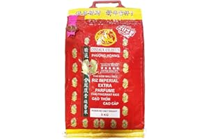 Oiseaux Célestes Riz Thai extra parfumé, Riz Long de Thaïlande, Thai Hom Mali Riz Impérial Extra Parfumé, Récolte Année 2021 5kg (1 sac) (5kg)