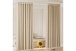 Caossuixin Raumteiler Paraventgestell Gardinenstange, ohne Bohrung Vorhangstangen Paravent, Flexibel Verstellbarer Paravent,Sichtschutz für Wohnzimmer, Schlafzimmer, B 70-178 cm H 122-310 cm, Weiß