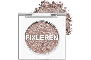Fixleren Palette de Fards à Paupières Caméléon à Paillettes, Fard à Paupières Haute Brillance, Fard à Paupières Multicolore à Paillettes Holographiques Longue Durée de Couleur Métallique. (or)