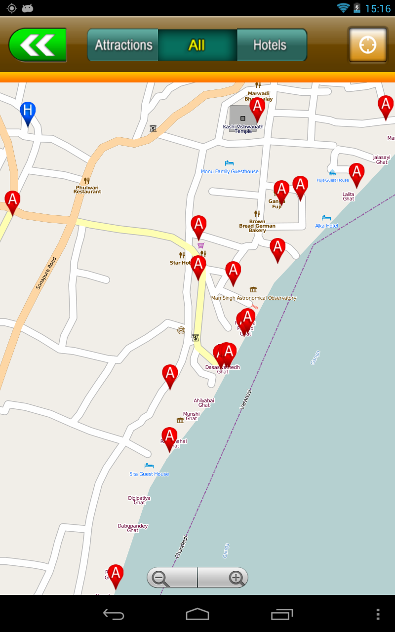 Varanasi Offline Map Travel Guide Amazon.co.uk Appstore for Android