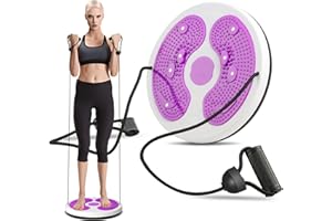 FEIFUNS Waist Whisper Waist Sculptor Machine Twister, Body Shaping Waist Twisting Disc for Women - Cardio Exercise & Loss Weight Balance Board Perfect for Home, Gym,Office Workout