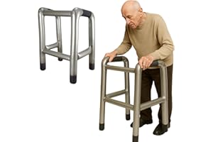 FNA Fashions® - Inflatable Walking Blow Up Zimmer Frame Joke Dress Up Gift Present Fancy Dress Party Wear Accessory