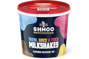 Shmoo Strawberry Flavour Milkshake, Fresh Thick Ice Cream Textured Strawberry Milkshake Powder Base 1.8kg (138 Regular Servings Per Tub)