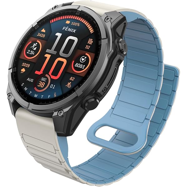 U-LIMVE Bracelet de montre pour Garmin Fenix 6 Pro/Fenix 6/Fenix 7/Fenix 7 Pro/Fenix 5/Epix Pro 47mm, Bracelets de remplacement QuickFit en silicone