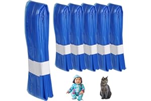 JRJRN 6 Pezzi Ricarica per Pannolini, Sacchetti di Ricarica per Bidoni, Anti-Odore & Antibatterici, Sacchetti Mangiapannolini Compatibile con Angelcare, Tommee Tippee, Genie, Munchkin