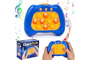 YIZEMAY Pop It Elektronisches Spiel, Pop It Fidget Toys, Quick Push Spiel, Push Bubble Sensory Squeeze Toys, Elektronisches Sensorspiel Dekompressions Spielzeug Machine Geschenk für Kinder Erwachsene
