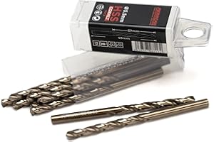 Ferrcan Punte per metallo HSS DIN338 M35 cobalto 3-7 mm (confezione da 10 pezzi) (5.5mm)