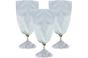 HZNZYHD 3 Packs 120x80CM Frost Protection for Plants,Reusable Plant Covers Winter Freeze Protection with Drawstring,Tree Jacket Blanket for Cold Frost Freeze Bird Insect Prevention