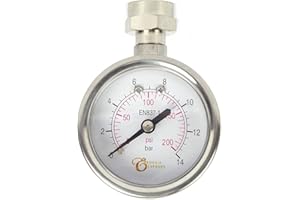 EDESIA ESPRESS - Manomètre pour porte-filtre - machine à café/expresso