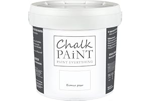 Chalk Paint Everything® Bianco Gesso Kreidefarbe Wasserbasis für Alle Oberflächen einfach zu verarbeiten ohne schlechten Geruch - Chalk Paint Extra Matt (5 Liter)