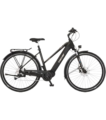 Fischer E-Bike Trekking VIATOR 8.0i, Electric Bicycle for Men and Women, RH 45 cm, Middle Motor 90 Nm, 36 V Battery Sports & Outdoors