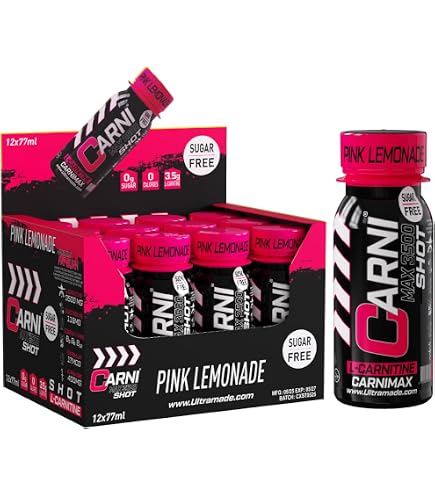 carnimax l carnitine 3000 L-Carnitine – Mixed Berry – 0g Sugar, 4500mg L-Carnitine, Electrolytes, CLA + Chromium, B Complex Vitamins – Maximum Fat Burn, Pre-Workout Drink, 500ml (Pack of 12) Health Agmatine Sulfate) and essential
