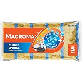 Macro Max Bubble Bulaşık S&uuml;ngeri 5'li Paket, B&uuml;y&uuml;k G&ouml;zenekli Ekstra K&ouml;p&uuml;k Teknolojisi