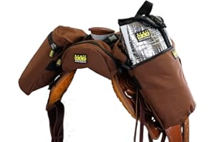 TrailMax Horn Satteltasche & Pommel Pocket Satteltasche Combo;Horn & Pommel Satteltasche Combo für Pferde;Satteltaschen für Western & Endurance Sättel;Trail Riding Satteltaschen