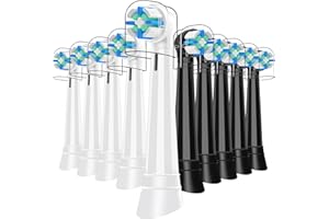 CALLYSONIC Brossette Compatible avec Oral-B iO, Têtes de Rechange pour Brosse à Dents Électrique Compatible avec Oral B iO 2 3 4 5 6 7 8 9 10 (6 Blanc+6 Noir）