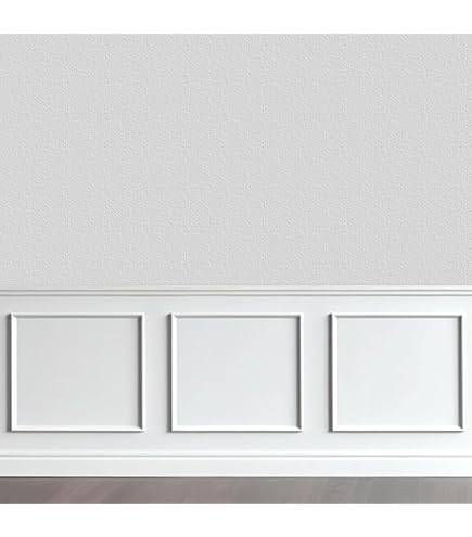 Cinnvoice 12er Set Wand-Zierleisten - Dekorative Holzleisten Für DIY Projekte