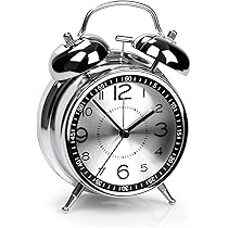 Buy Kadio Loud Alarm Clock for Heavy Sleeper, 4 Inches Twin Bell