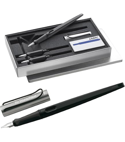 Lamy Schönschreibfüller Joy Black Mit 1,5-mm-Feder – Inkl. Gravur & Geschenkverpackung