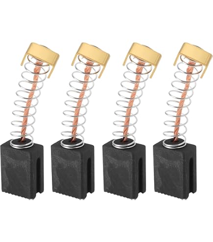 Balais De Charbon 6x6x10mm - Pour Moteurs Électriques (Souffleur, Ventilateur, Pompe) - Lot De 2 - Marque Hobbypower24