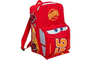 Disney Cars 3D Backpack Kids Lightning McQueen School Nursery Lunch Bag Rucksack