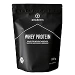 ORGAINIC Bio Whey Protein Pulver - Bio Zertifiziert - Bio Eiweißpulver aus Deutschland - Grasfütterung - 1000g (Kakao)