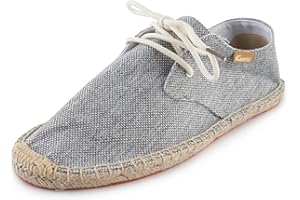 Kentti Herren Classic Solid Covered Lace-Up Espadrilles