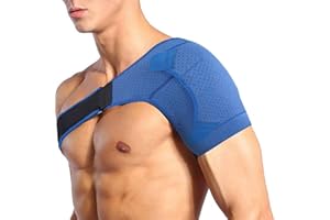 WCHIUOE Support d'épaule pour Femmes et Hommes, Enveloppe de Stabilité de Soutien de Coiffe de Rotateur pour Articulation AC Disloquée, Bursite, Tendinite, Déchirure du bras, Manchon de Compression d'épaule