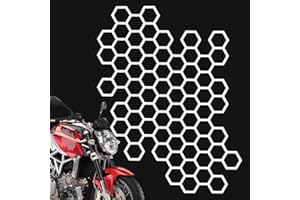 Ailopta Phare | Autocollants feu arrière en nid d'abeille - Autocollants universels Bricolage pour la Plupart des Motos, 6,06 x 4,8 Pouces
